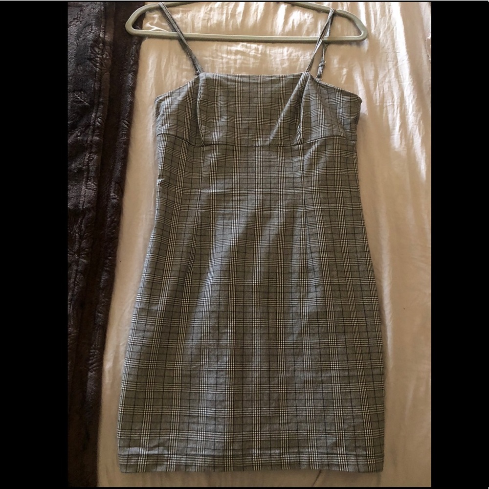 Bodycon plaid dress 🖤